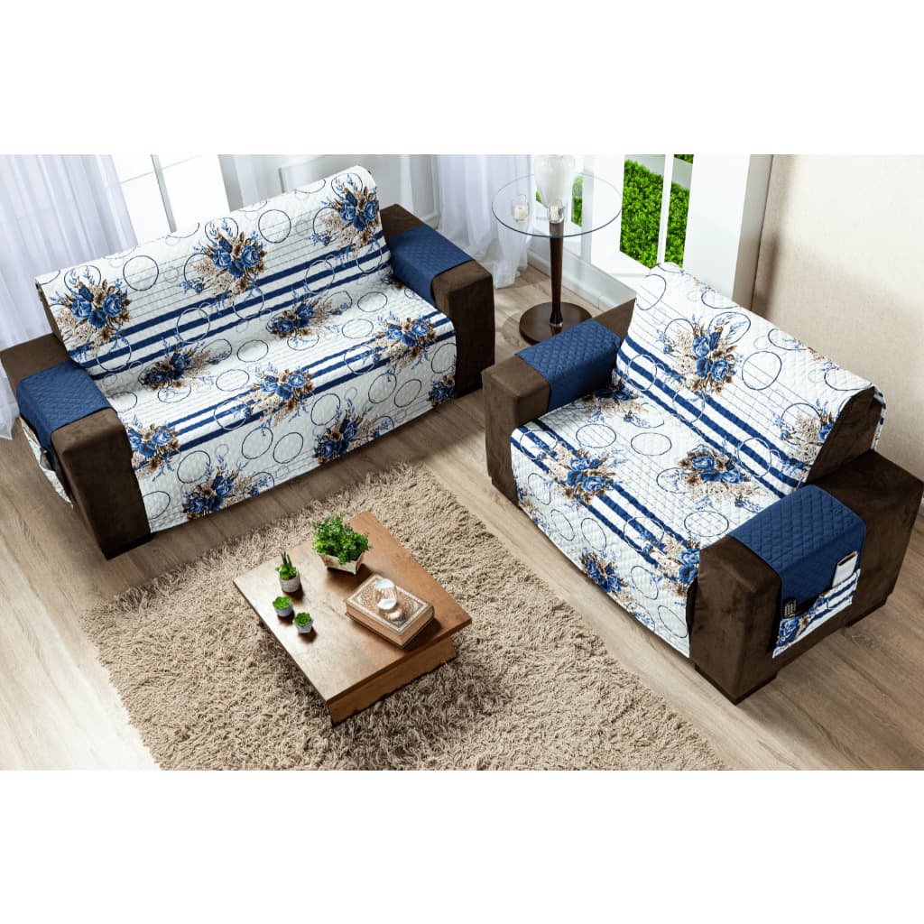 Kit Protetor de Sofa 2 e 3 Lugares, Envio Imediato