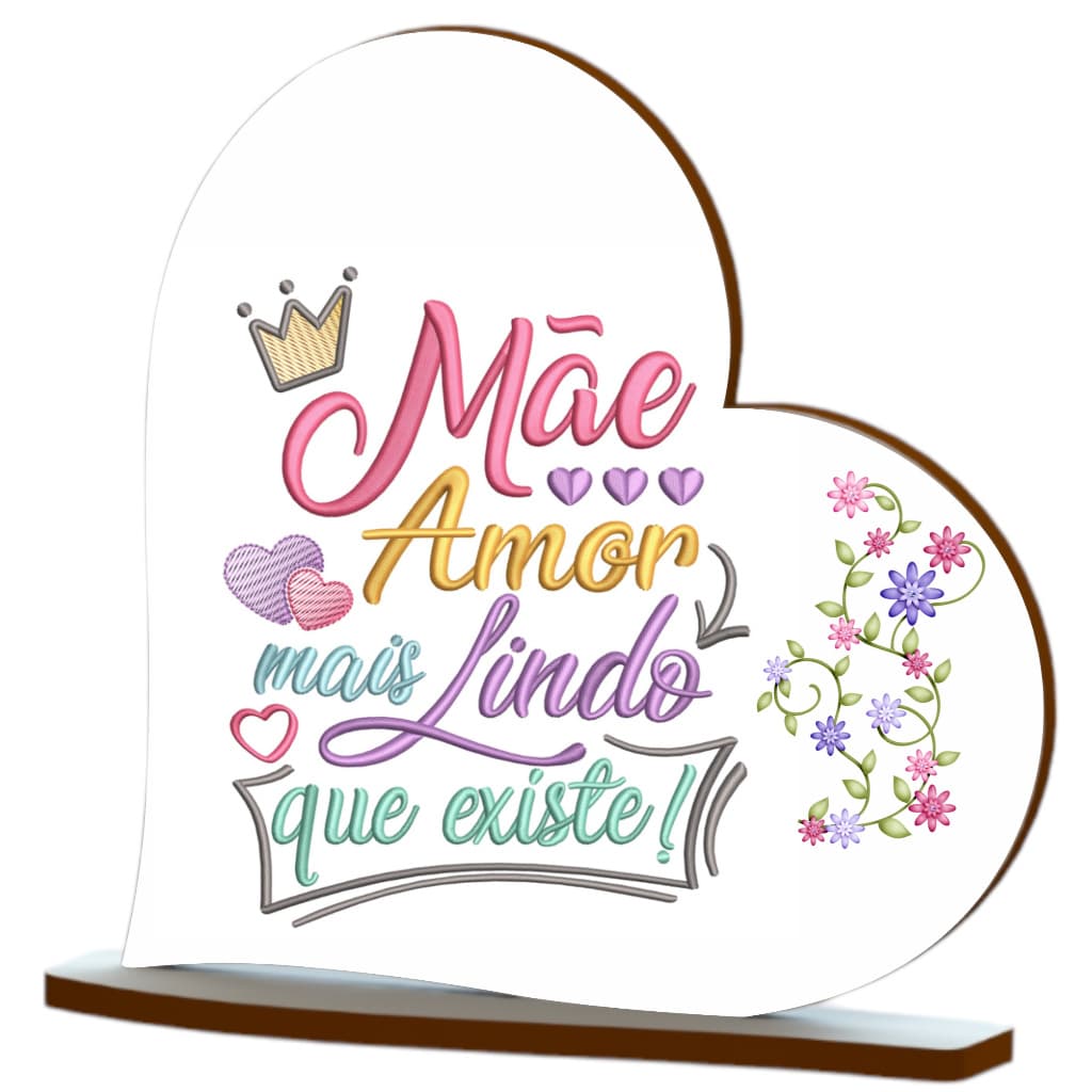 12 Lembrancinhas Dia Das Mães Mdf Impressão Colorida Mod 13