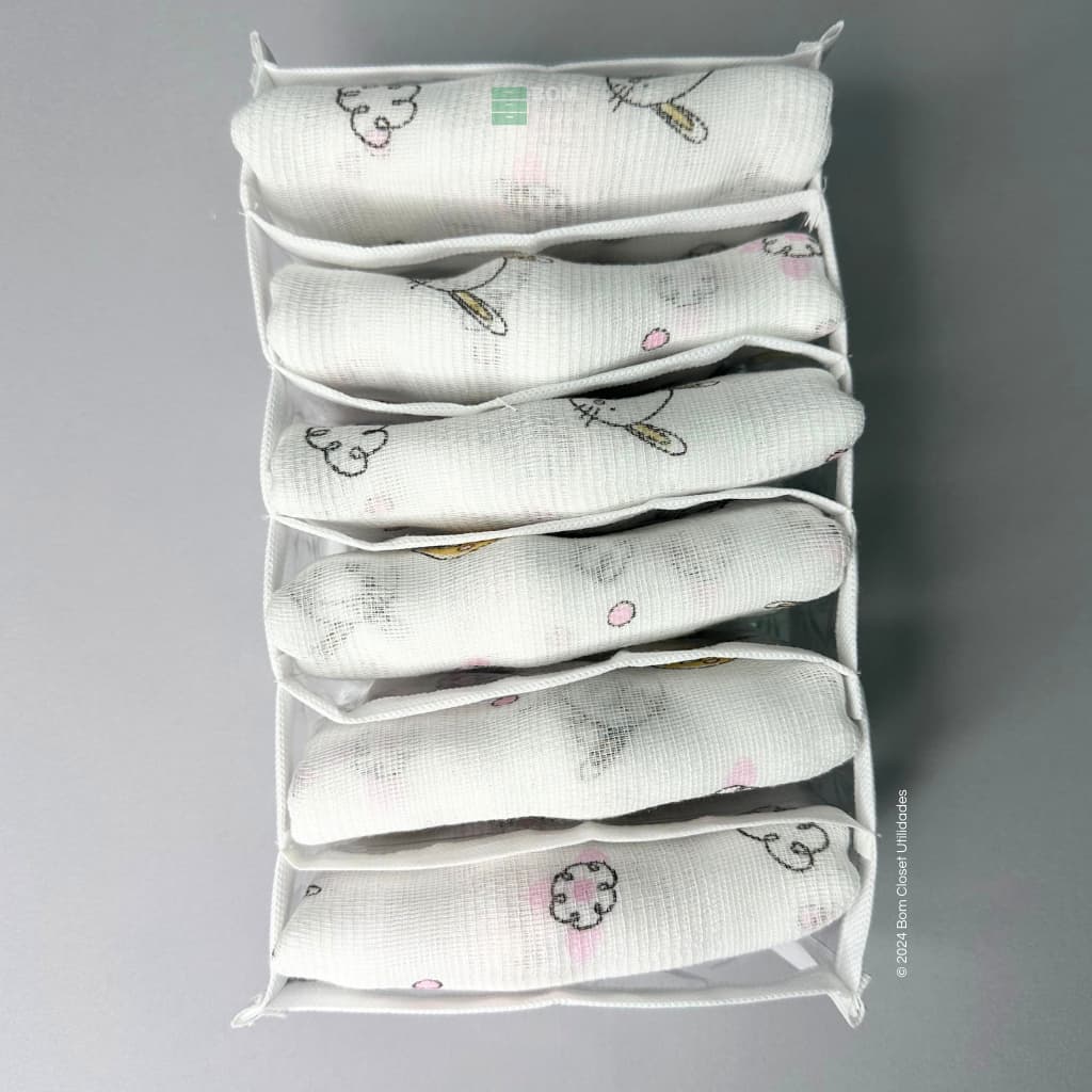 ORGANIZADOR GAVETA CÔMODA DE BEBÊ PARA ARMAZENAR OS PANOS DE BOCA TAM ME