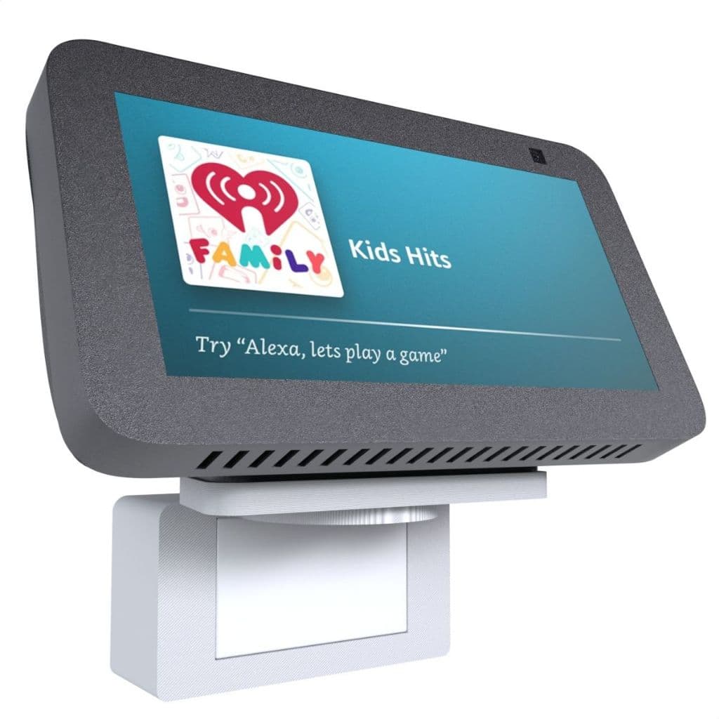Suporte de Parede e Tomada Compatível Alexa Echo Show 5 e 8 2ª Geração