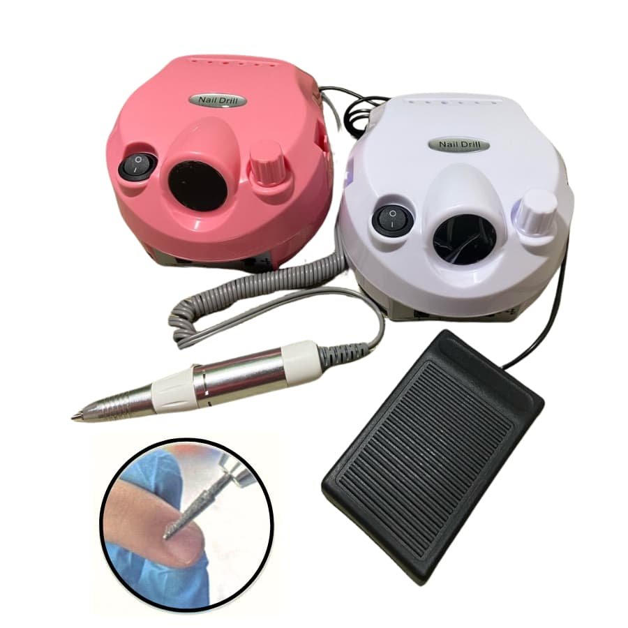 Lixadeira Pedal Motor Unha Elétrica Profissional Nail Polish Porquinho -DM-202