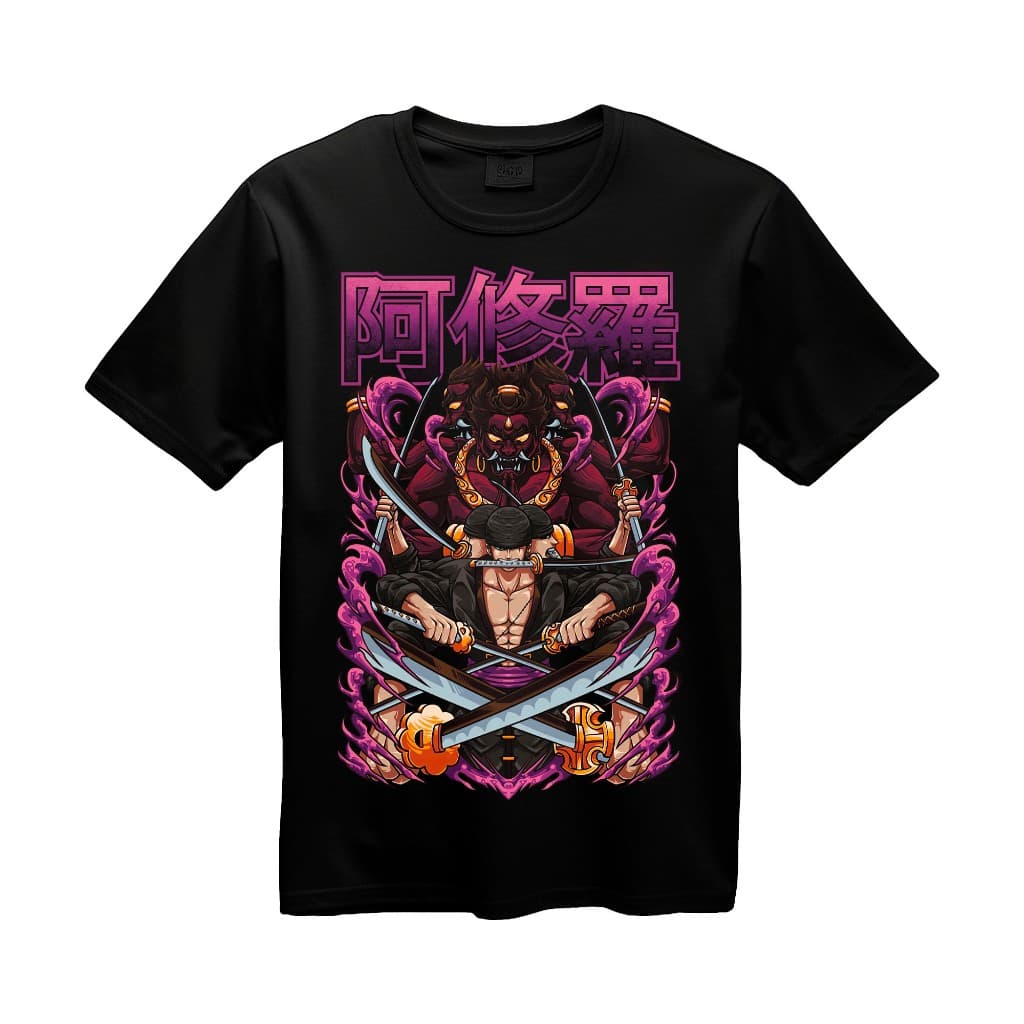 Camiseta One Piece Roronoa Zoro Anime Futuro Melhor Espachim Do Mundo 3 Espadas - ENVIO RAPIDO