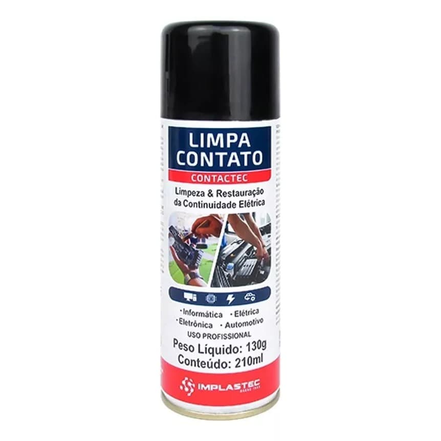 Limpa Contato Contactec 130 Gramas 210ml Implastec