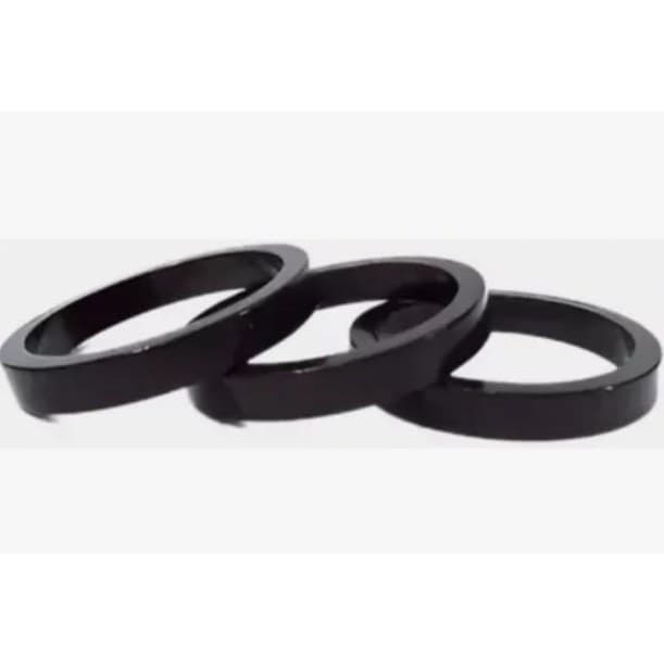 Espaçador Calço Cx Direção Over 5mm 1.1/8 Preto ( 3 Pçs).