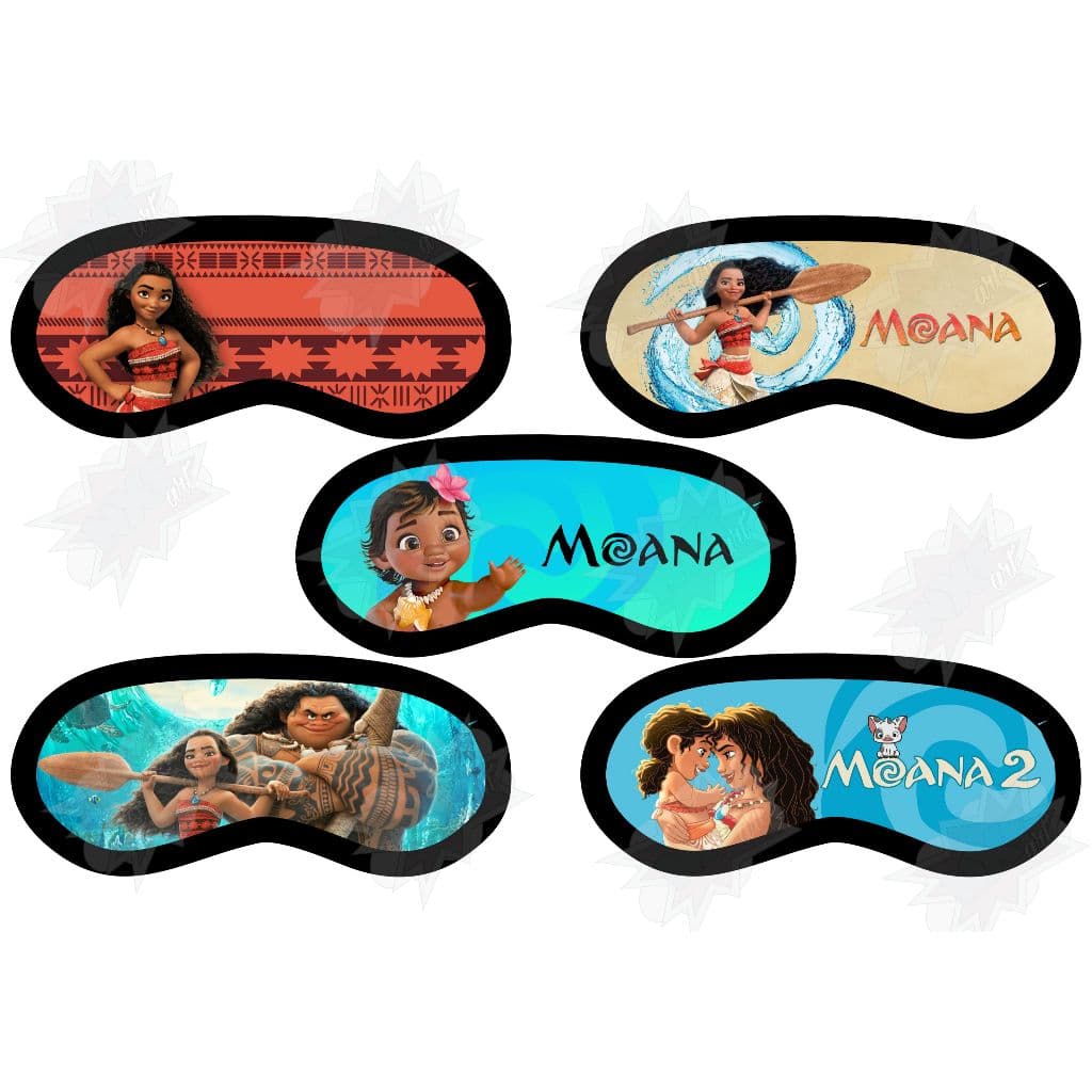Máscaras de olho de dormir / tapa olho Moana / Princesa / Disney