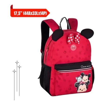 Mochila De Costas Escolar Passeio Tsum Tsum Disney Minnie