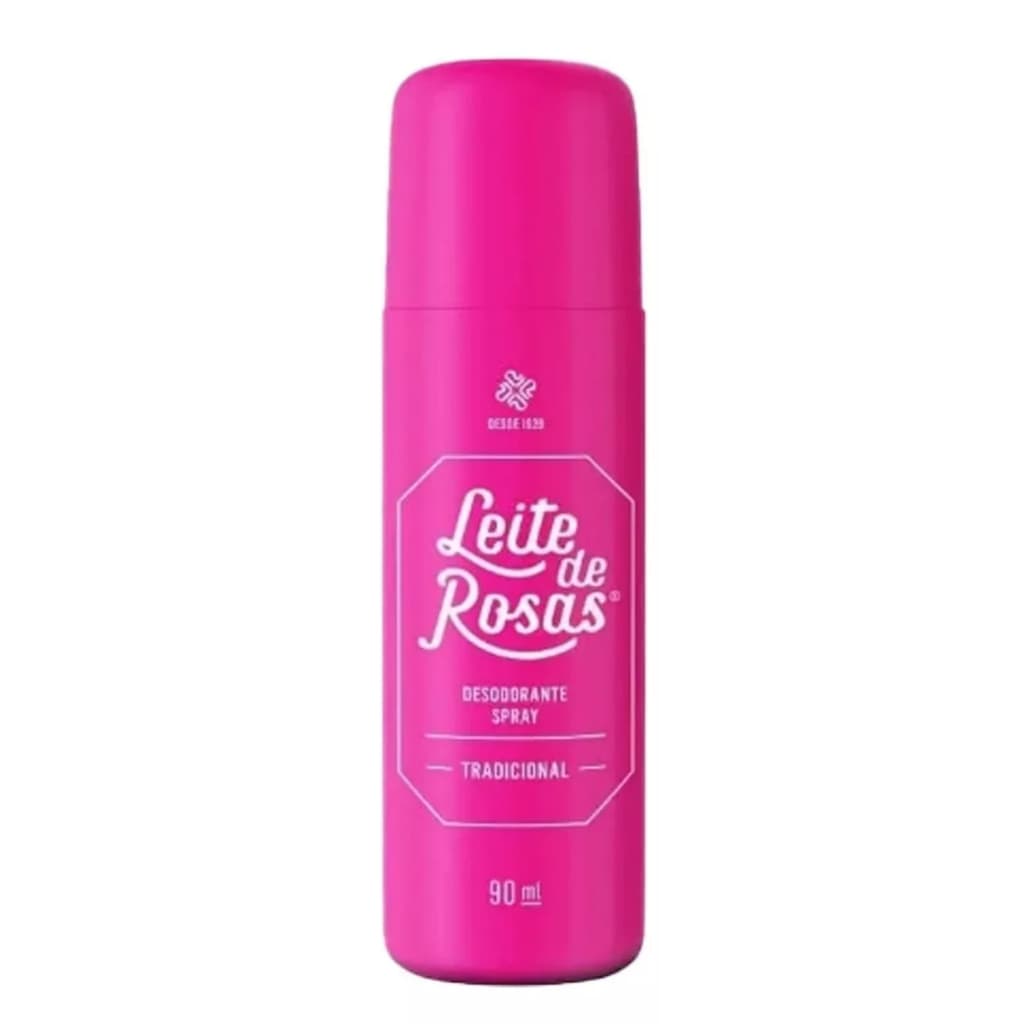 Desodorante Spray Leite De Rosas Tradicional 90 ml