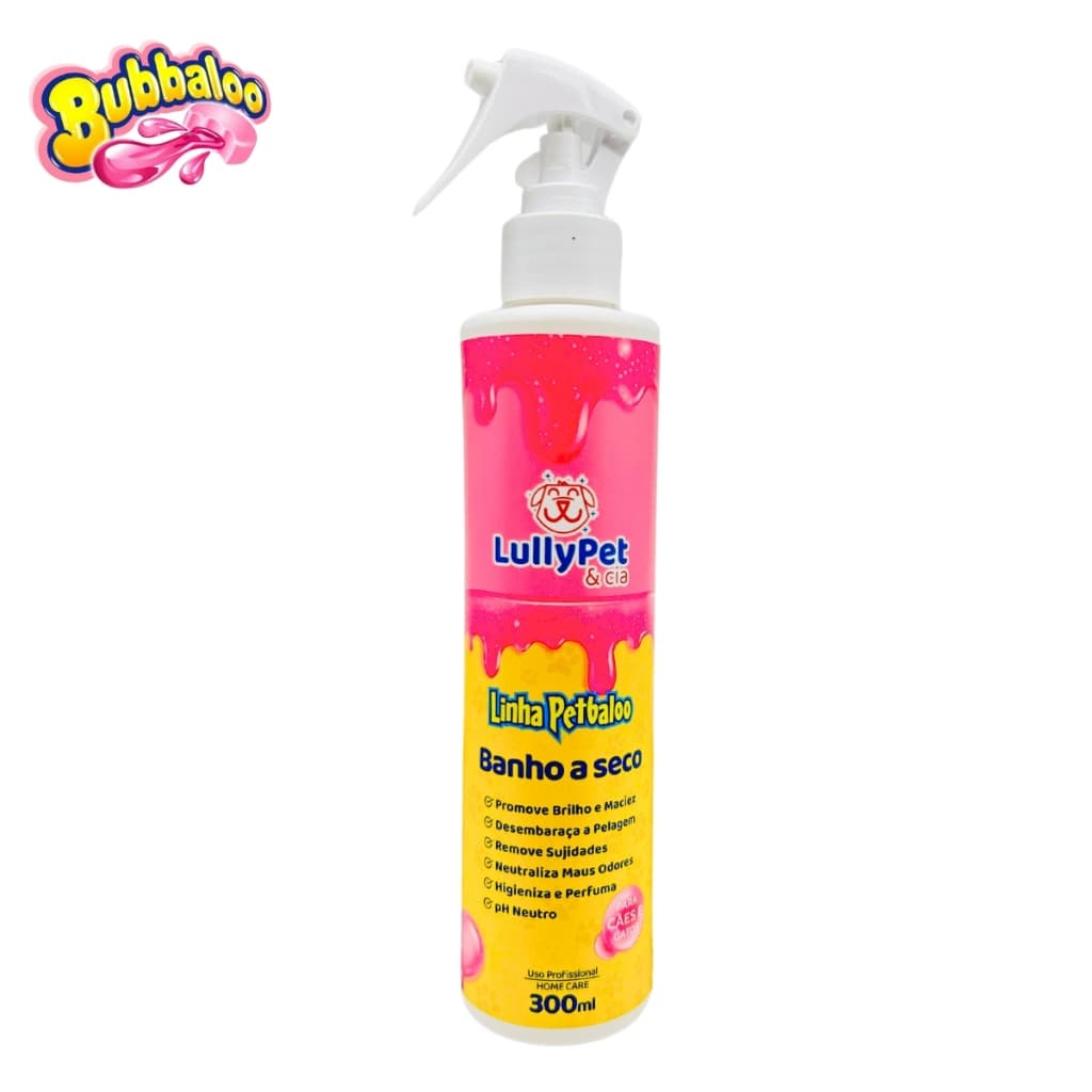 Banho A Seco Bubaloo Babaloo Petbaloo 300ml Anti Odor Limpeza Rápida Sem Enxague Para Cachorro Gato tutti frutti