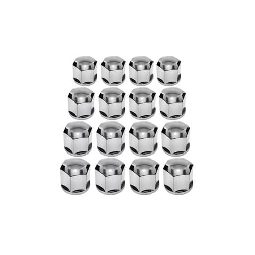 Jogo de Capas de Proteção Cromadas para Parafuso de Roda – 17mm e 19mm