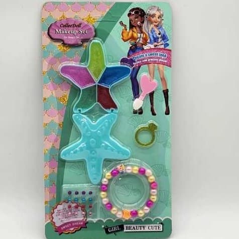 Kit De Maquiagem Infantil Com Brilho Labial e acessórios, Beauty,  Estela Do Mar