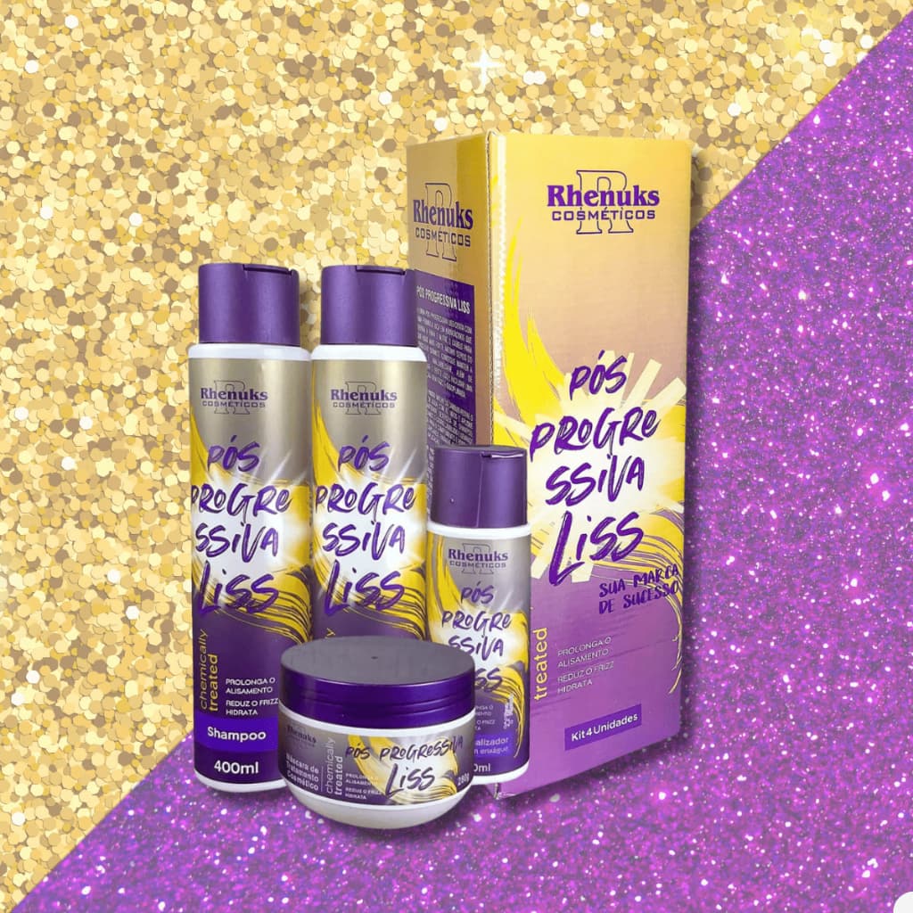 Pós Progressiva Kit com 4 Produtos Rhenuks