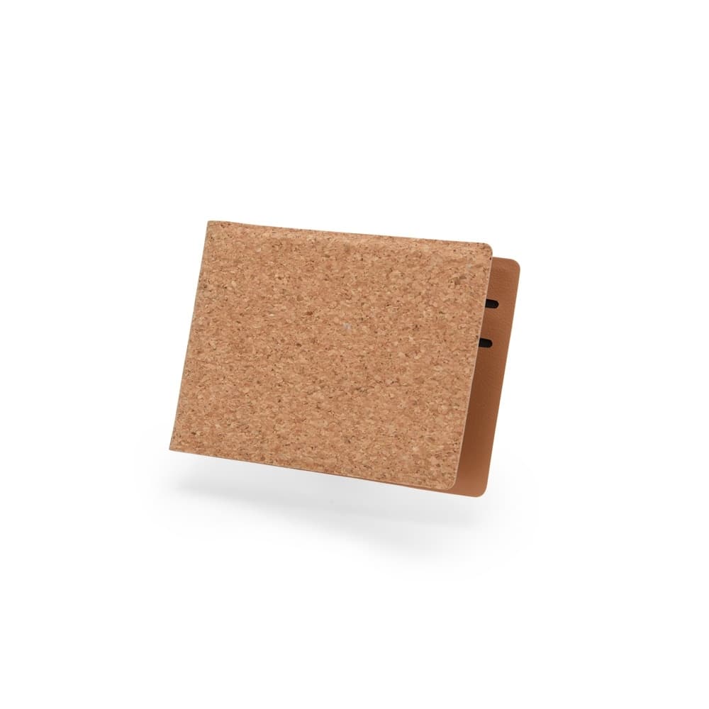 Porta-Cartões Minimalista em Cortiça e Couro Sintético