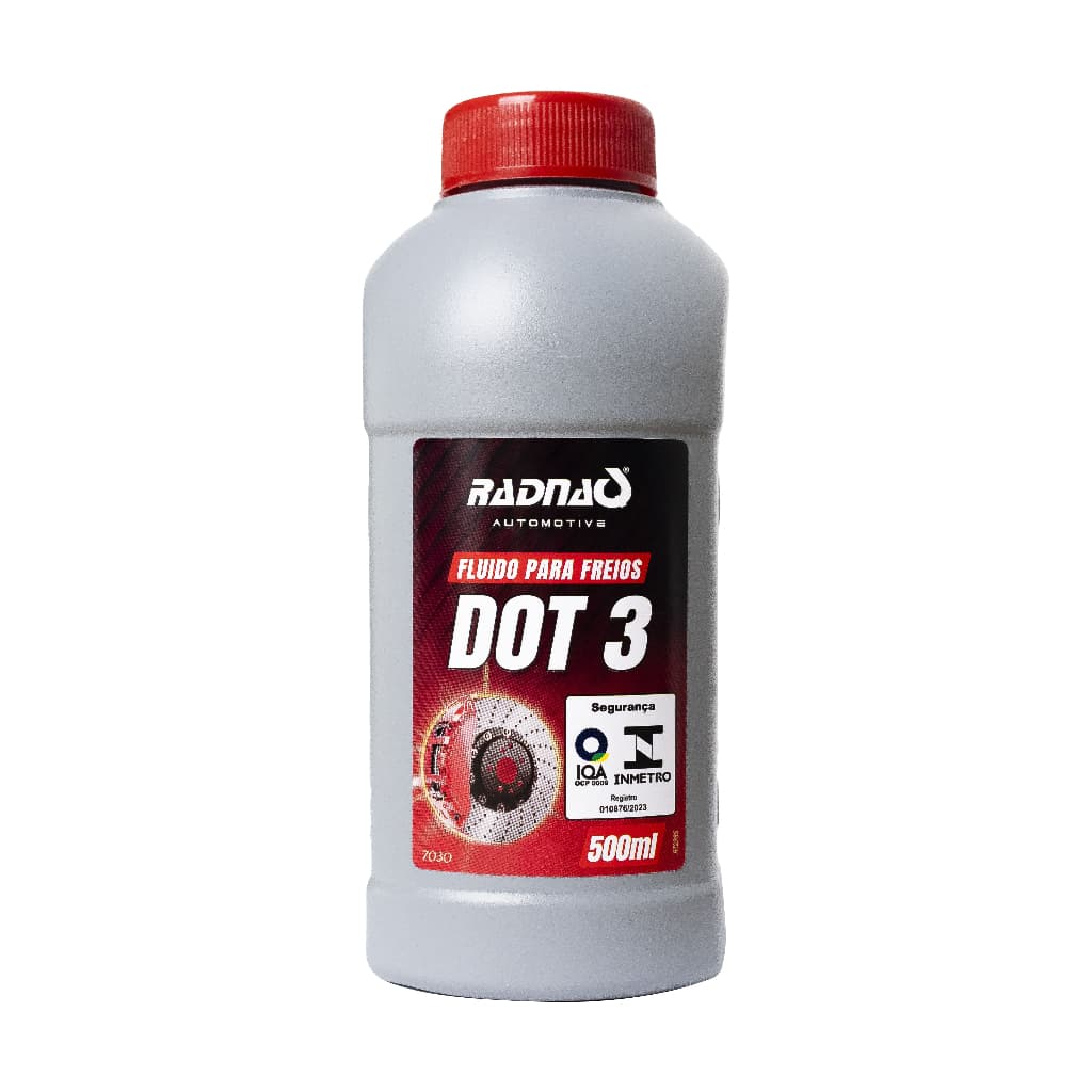 Fluido De Freio Dot 3 Radnaq 500 Ml Original De Qualidade