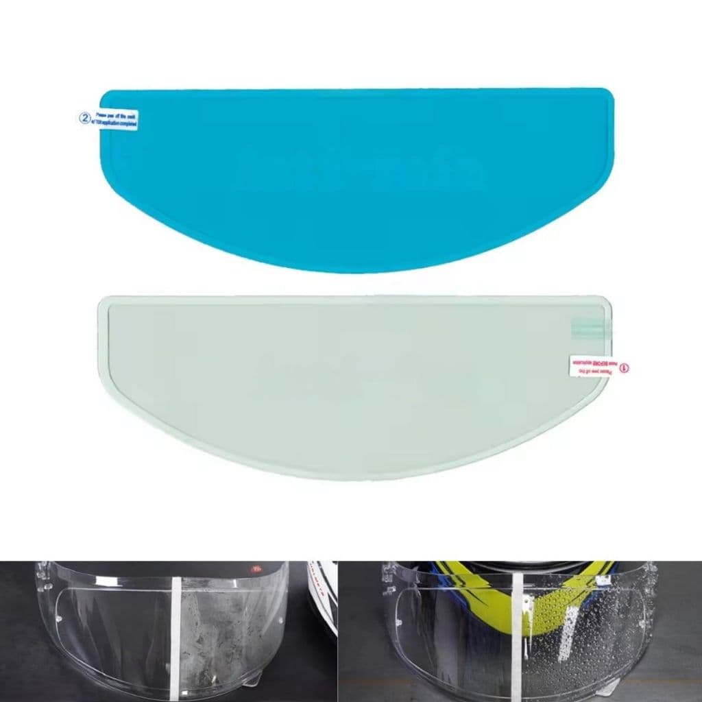 Kit Película para Viseira Capacete Moto Antiembaçante e à Prova de Chuva