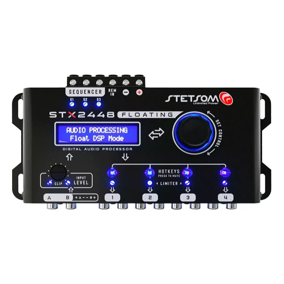 Processador Stx 2448 Floating Crossover Entradas Rca + Fio