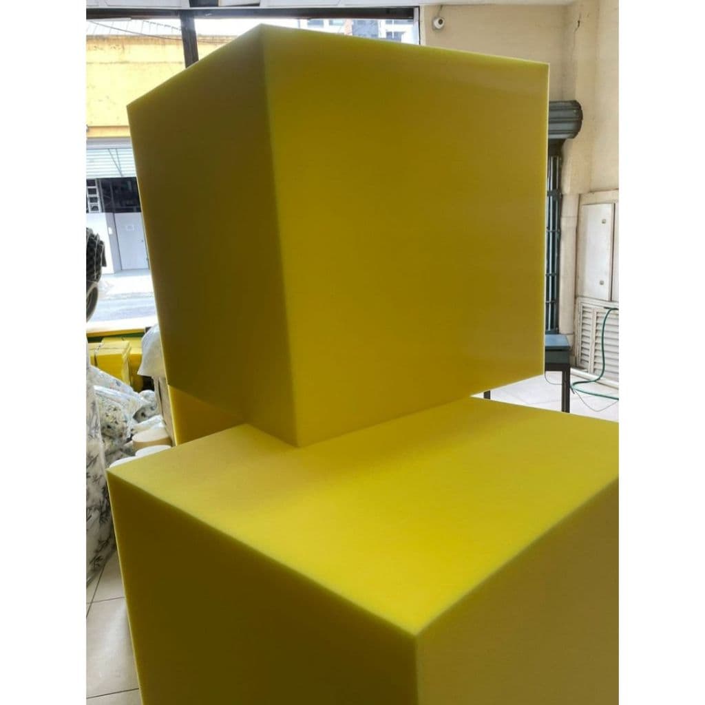 Espuma Sob Medida 20x20x20 D23 – Ideal para Artesanato, Estofados, Encaixes e Decoração