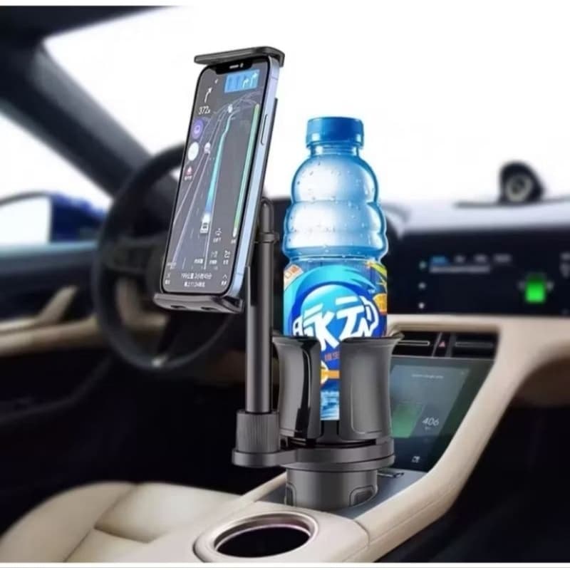 suporte 2 em 1 copo tipo celular copo de água bebida de carro tablet compatível com 4-11 polegadas