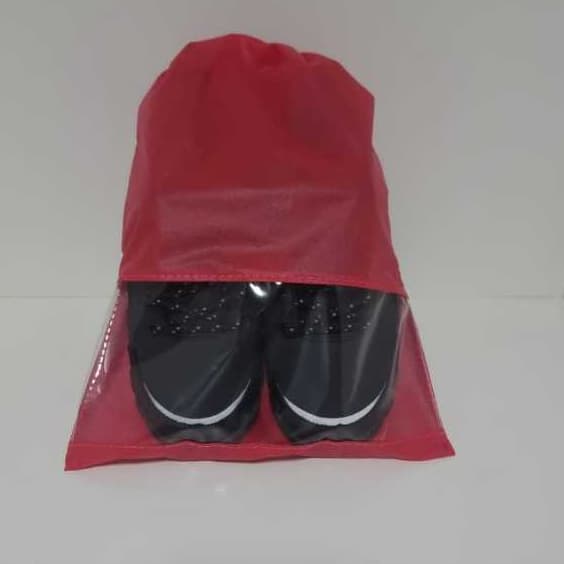 20 Unidades Sacos Com Visor Guardar Sapatos Viagem Casa