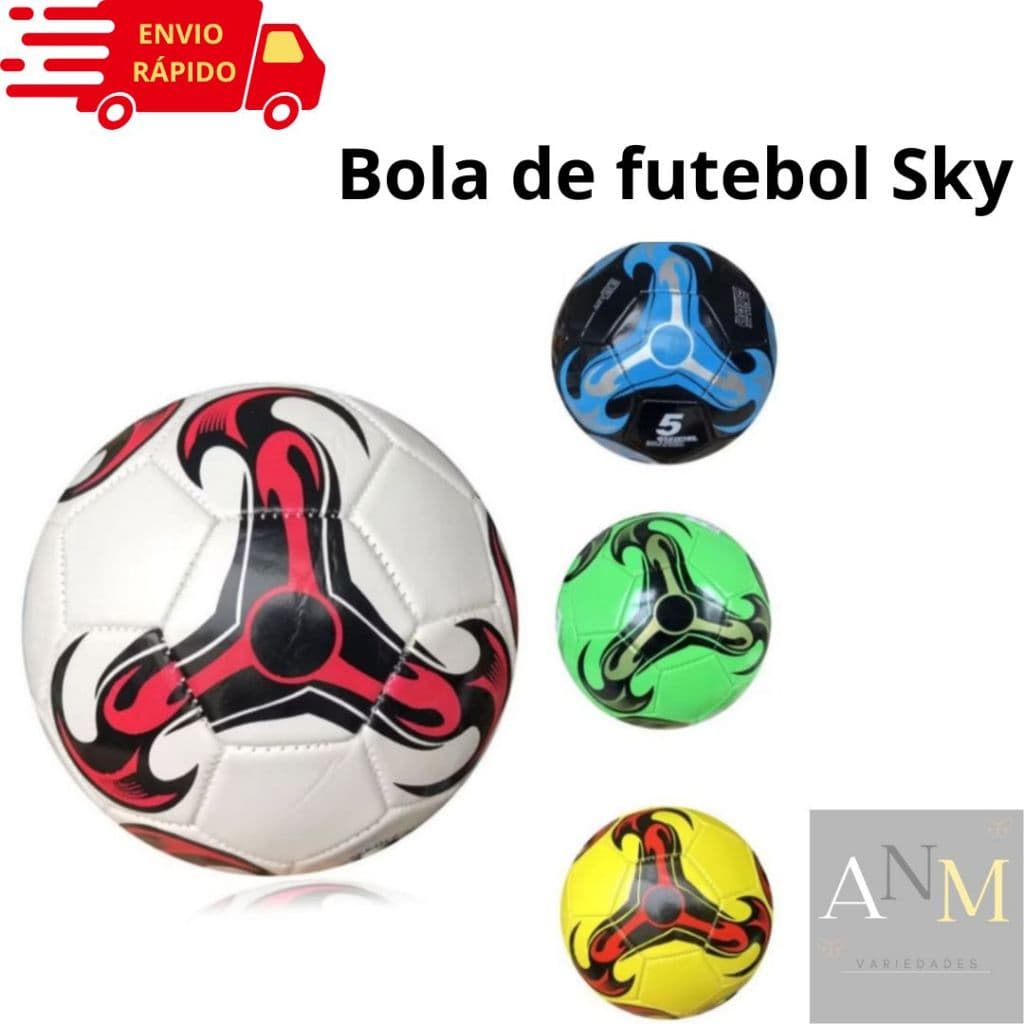 Bola De Futebol De Campo Jogar Bola Para Criança Menino Para Campo Cores Branca E Amarela