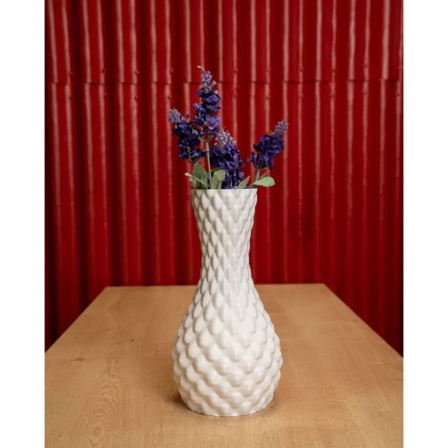 Vaso Diamante Branco Decoração Para Casa/Sala/Cozinha/Quarto/Escritorio Plantas Artificiais Falsas Bonito Barato