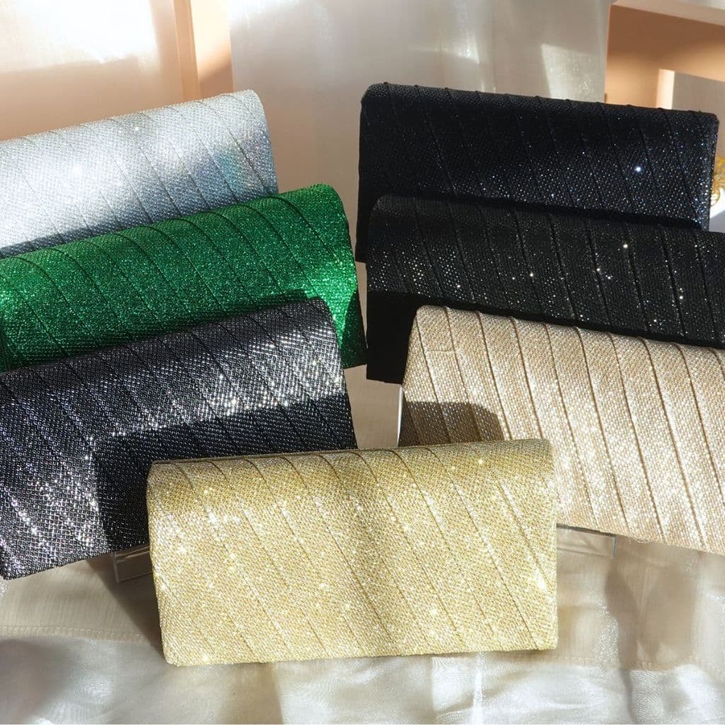 Bolsa Tiracolo / Carteira Feminina Com Glitter Para Festa / Banquete / Casamento WT189-26