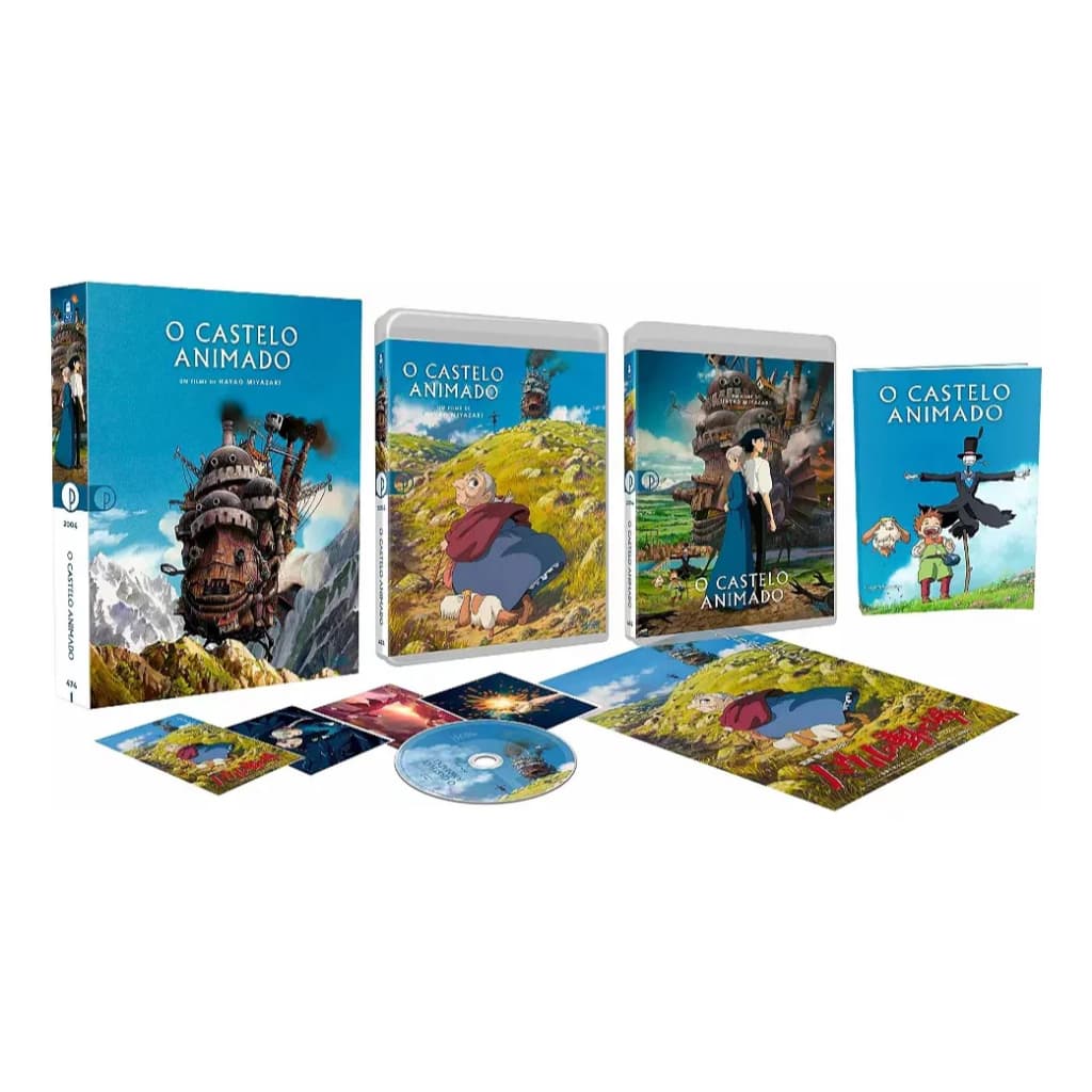 Blu-ray O Castelo Animado - Studio Ghibli - original e Lacrado