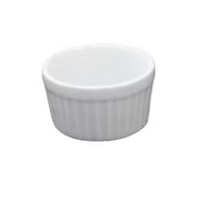 Jpgo de 5 Ramekim Mini 40 ml Canelado Porcelana Branca Para Periscópio Molho Cozinha