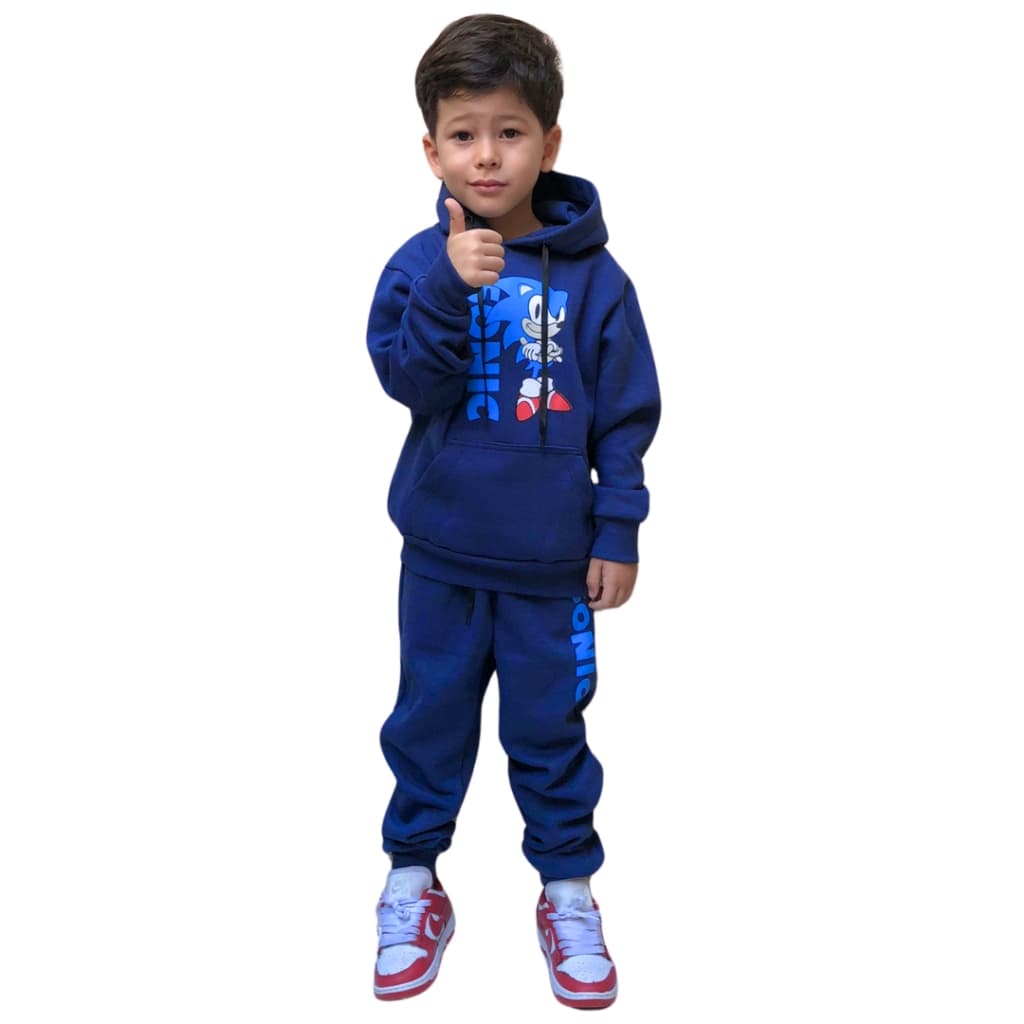 Conjunto de moletom infantil Menino