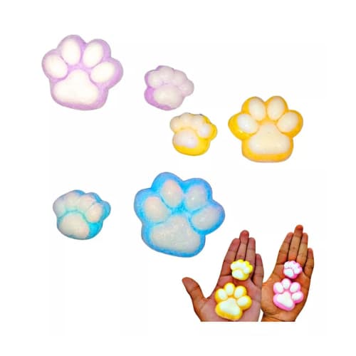 Taba Squishy Kit 2 Patinhas alivio do estresse macio