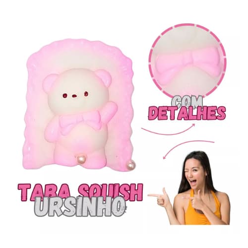 Taba Squishy Alivio do estresse tiktok Kawaii