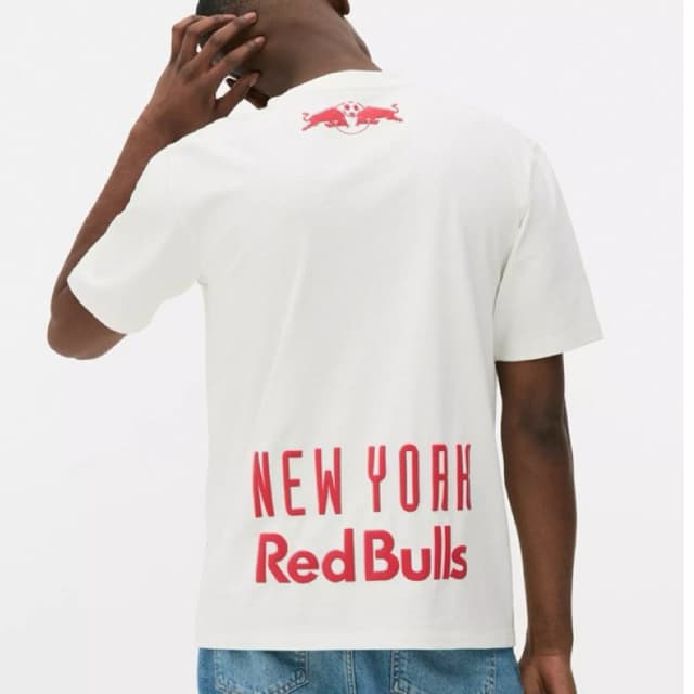 Camiseta Masculina Branca Red Bull New York, camisa Red Bull, camiseta casual