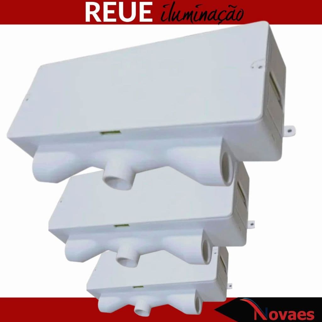 Kit 3 Caixa Dreno Ar Condicionado Vertical BR 3 Saidas REUE