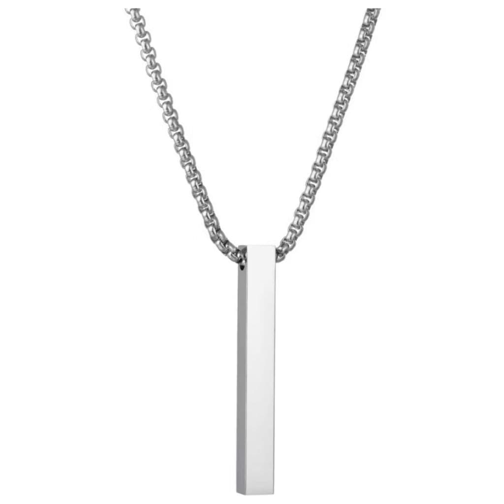 Colar Masculino Corrente Cordão Aço Inox 316l Cor Prata Não Enferruja Correntinha Original Acessórios Presente
