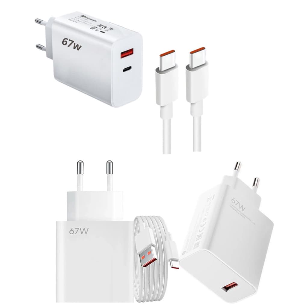 Carregador  Turbo 67 Usb-c X Tipo C 67w,carregador de celular, turbo,cabo