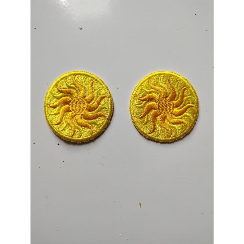 2 PATCH BORDADO TERMOCOLANTE-SOL