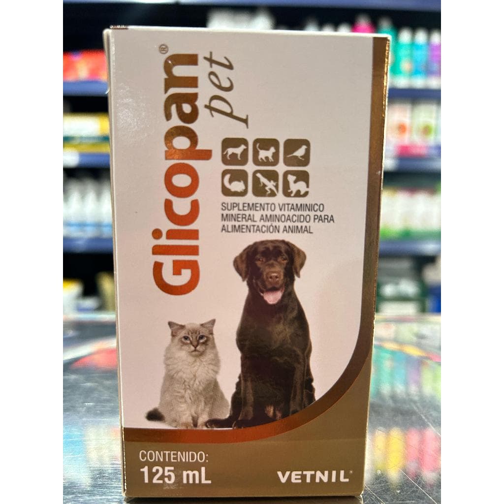 Suplemento Vitamínico Vetnil Glicopan Pet em Gotas 125ml