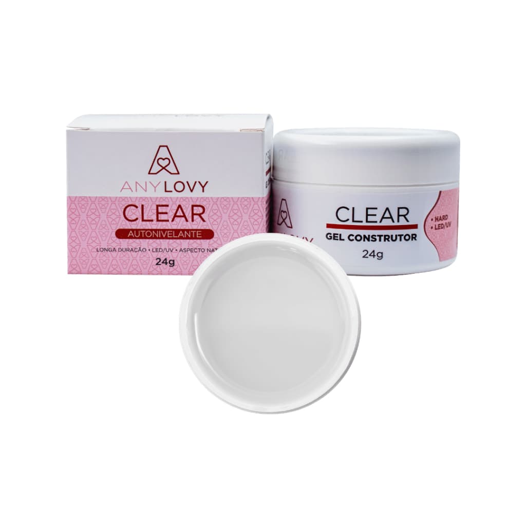 Gel Hard Anylovy Clear 24 gr Construtor de Unhas