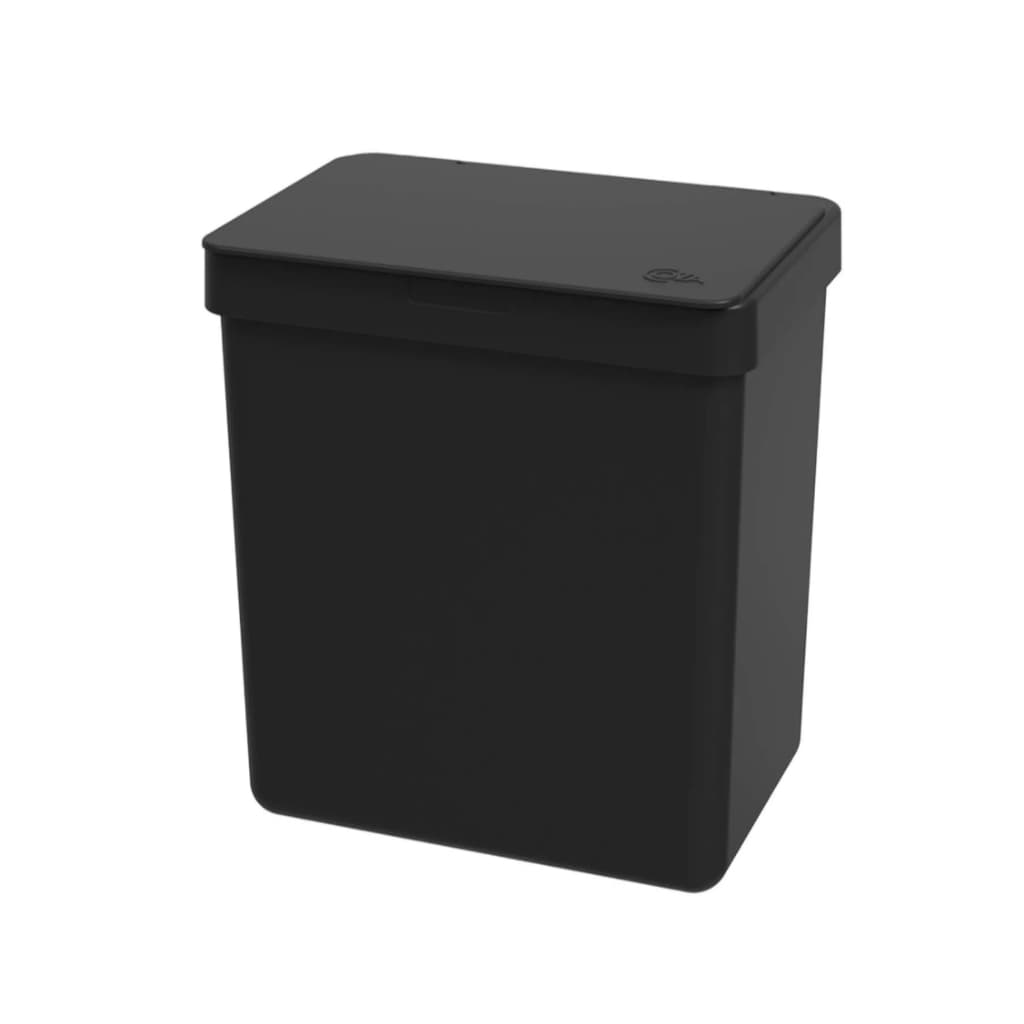 Lixeira Cozinha Pia 2,5l Cor Preto Coza