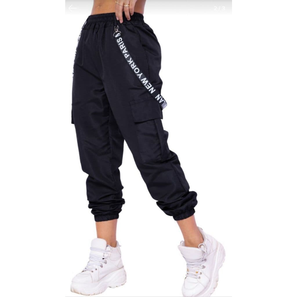 Calça Jogger Feminina Calça Jogger Tactel Calça Cargo Unisex