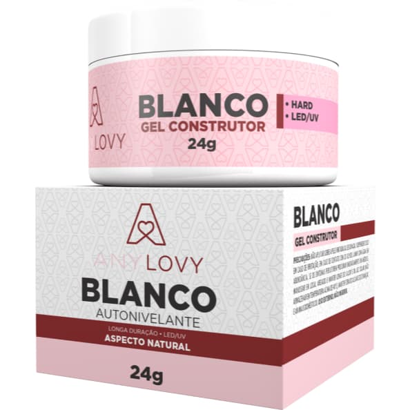 Gel Anylovy Blanco 24g - Gel Construtor Para Unhas Any Lovy