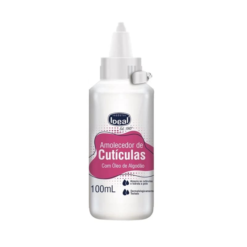 Emoliente Amolecedor de Cutículas Ideal 100ml - Escolher Fragrância