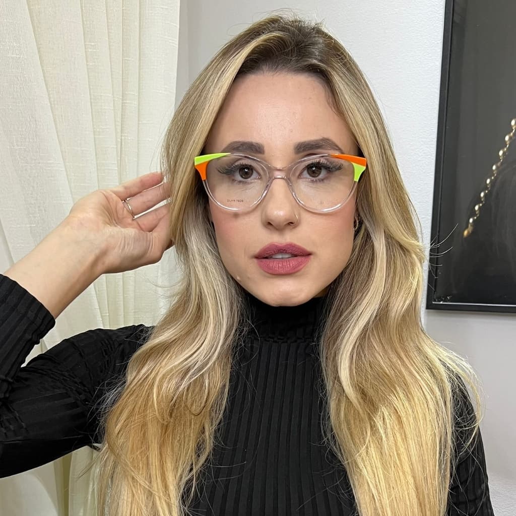 Oculos de armacao feminino ACETATO 100% COLORIDO