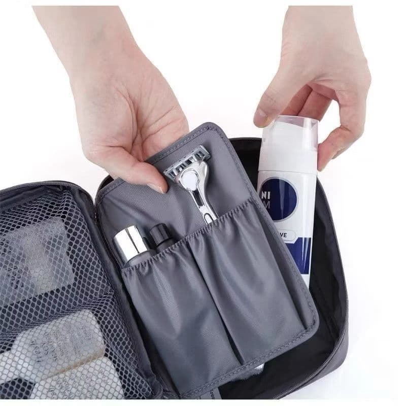 Bolsa De Cosméticos À Prova D'água Portátil Multifuncional Para Viagem Moda