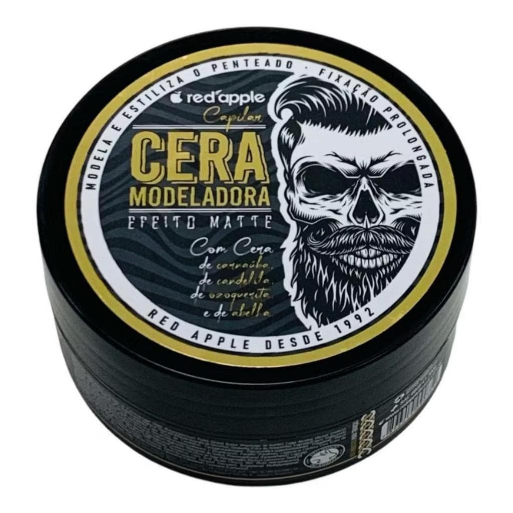 Pomada Cera Modeladora Red Apple 80g - Efeito Matte