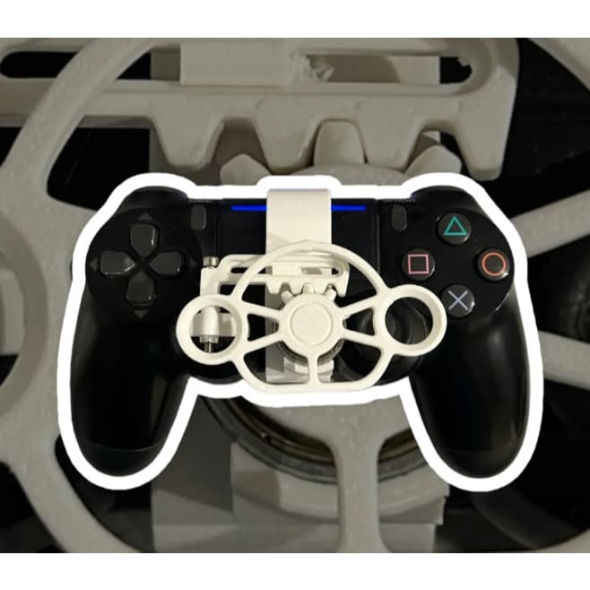 🎮 Volante Mini p/ Controle PS4 | Acessório Gamer | Design Compacto
