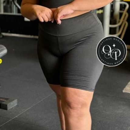 Bermuda Legging Plus Size Fitness Cintura Alta Leg Suplex G1 ao G3