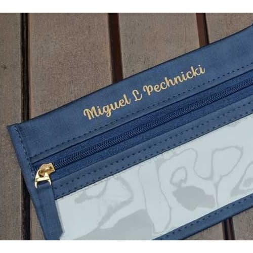 Necessaire personalizada higiene bucal, maquiagem, pinceis, escova, viagem