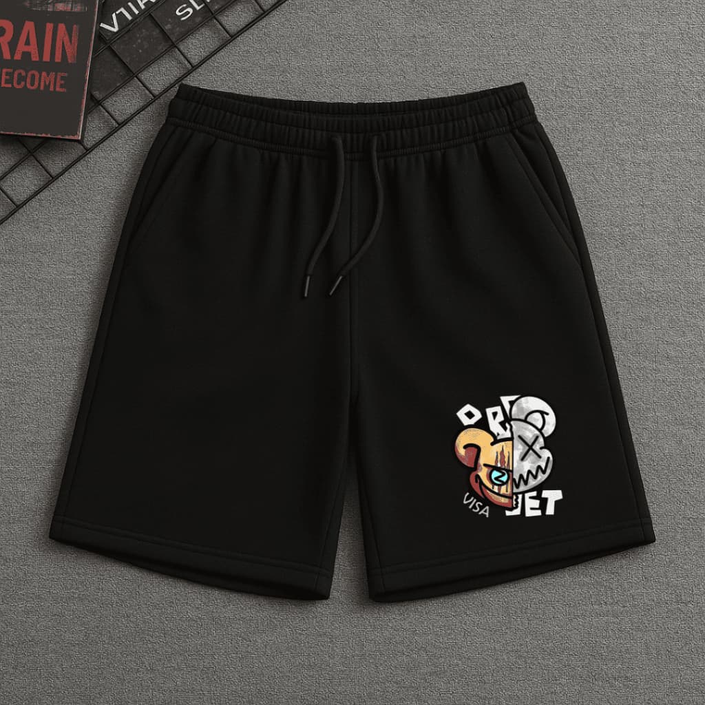 Short Bermuda Masculina 100% Algodão Streetwear Skatista Moletom Moletinho
