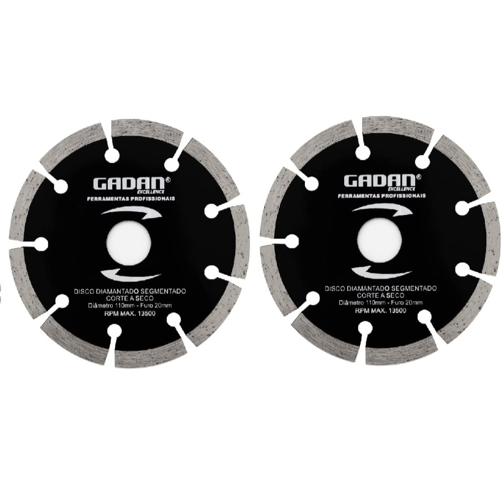 Disco Diamantado Segmentado 4 110mm X 20mm Corte A Seco