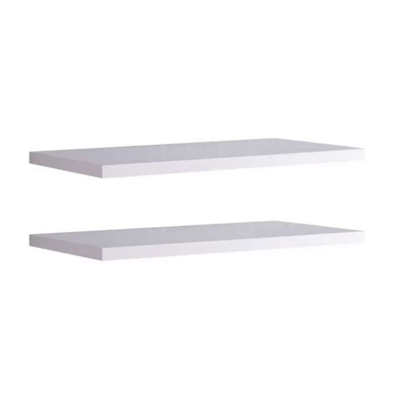 ￼Kit Prateleira MDF branco 60x20 acompanha suporte invisível